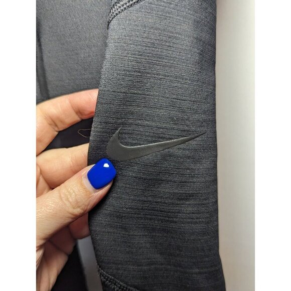 Nike Pro Leggings Womens Small Hyperwarm Black Yoga Running Gym Compression - Picture 4 of 13